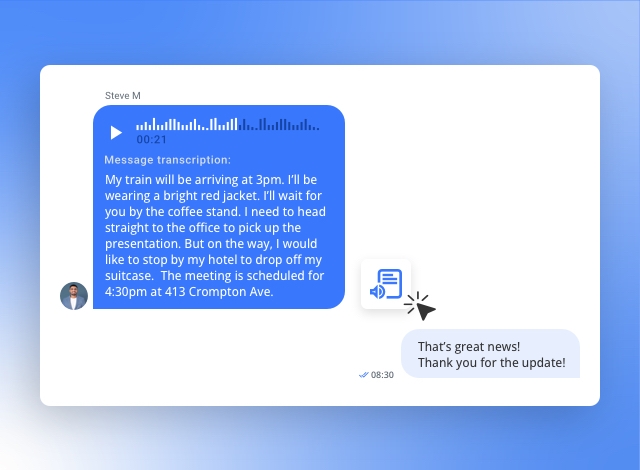 Transcribe QuickBlox