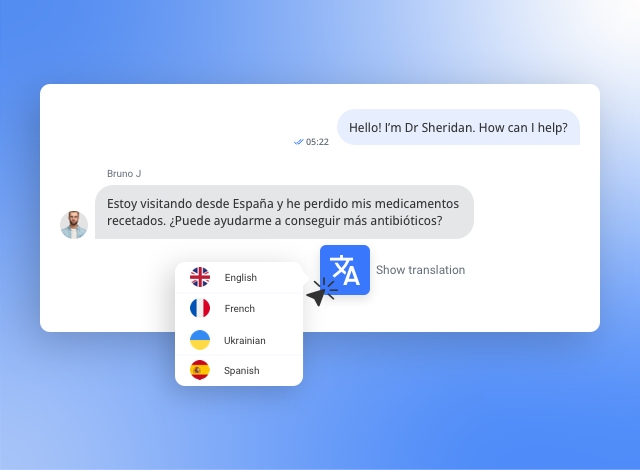 Translate QuickBlox