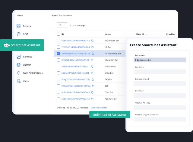 Unlimited AI Assistants QuickBlox
