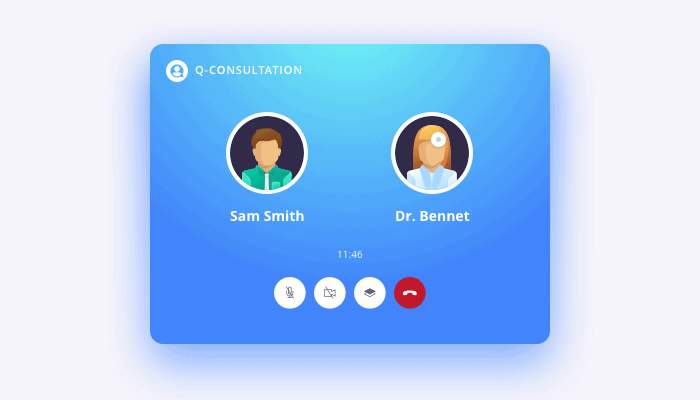 Q-consultation for doctor-patient communication