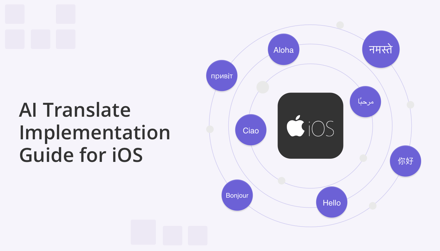 AI Translate feature for iOS apps