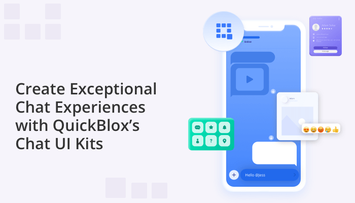 components of Chat app interface