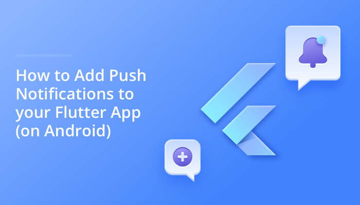 Flutter app showing push notifications with real-time alerts and notification channel configuration on Android.