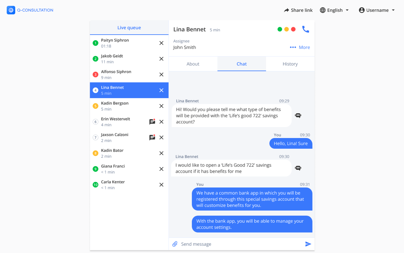 Q-Consultation App