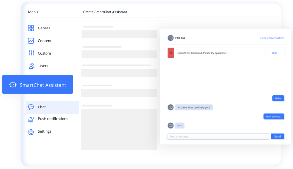 smartchat dashboard