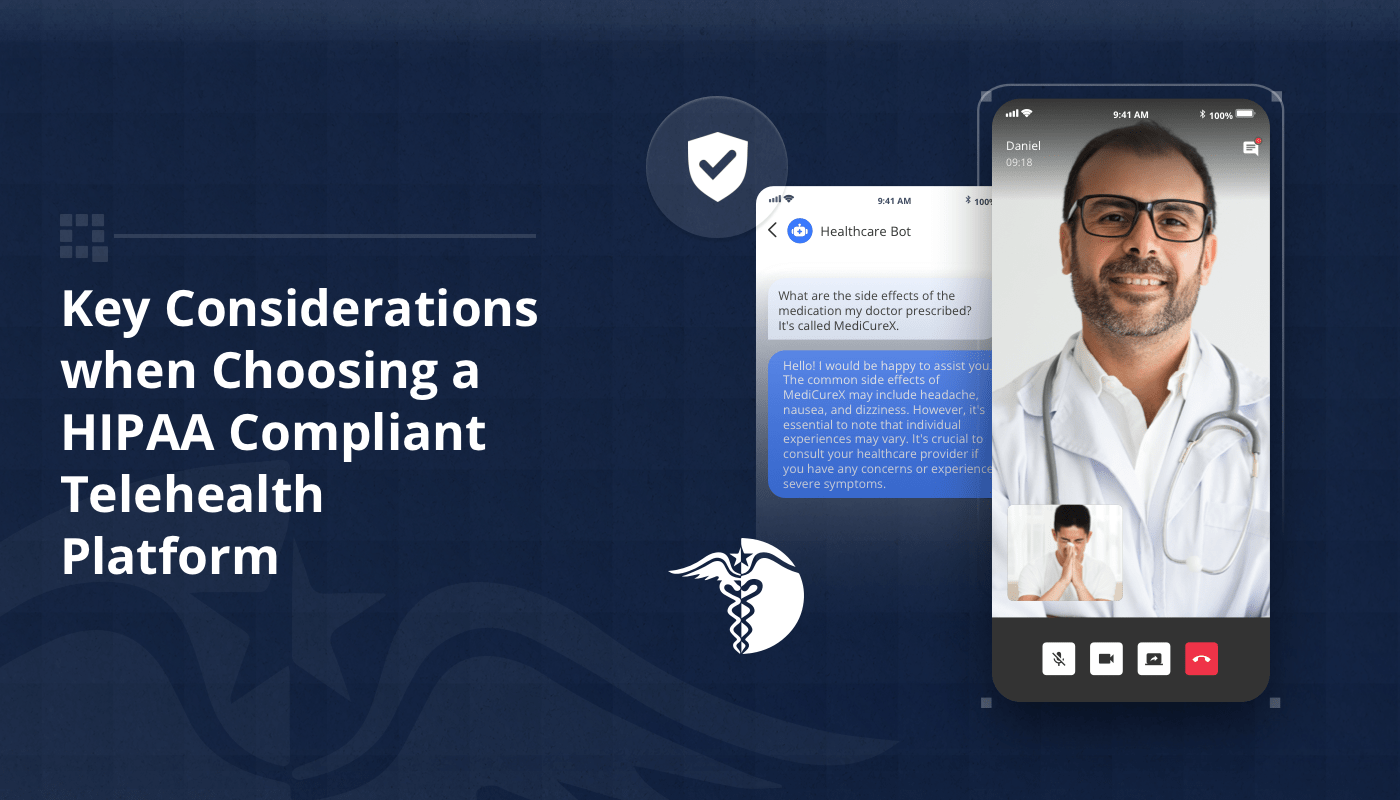 HIPAA complaint Telehealth Platform