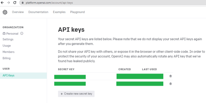 Get OpenAI Key
