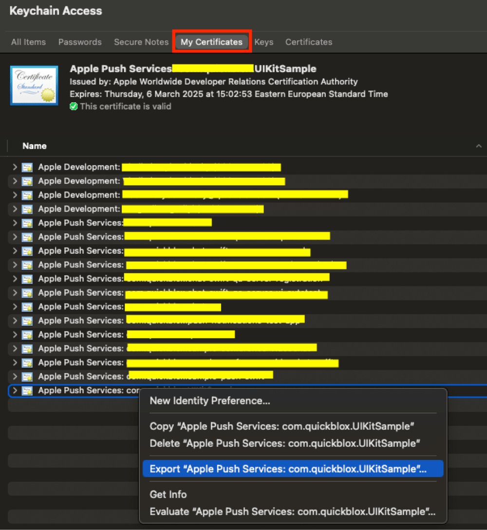 Apple Push Services