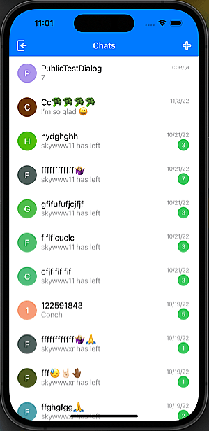 Chat App built with swiftUI