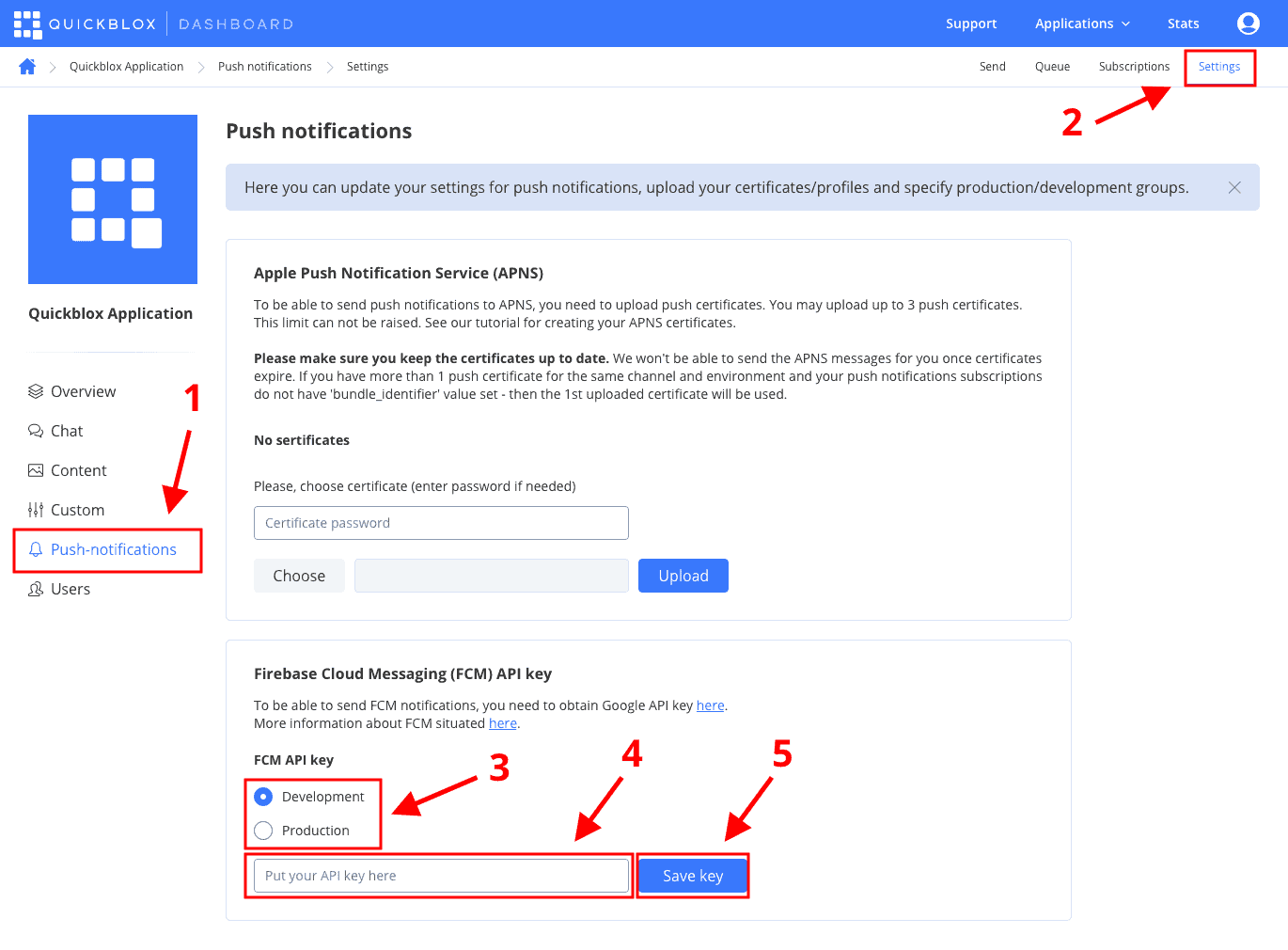 push notification for firebase