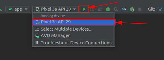 select a device
