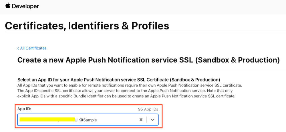 Apple Push Notifications service SSL