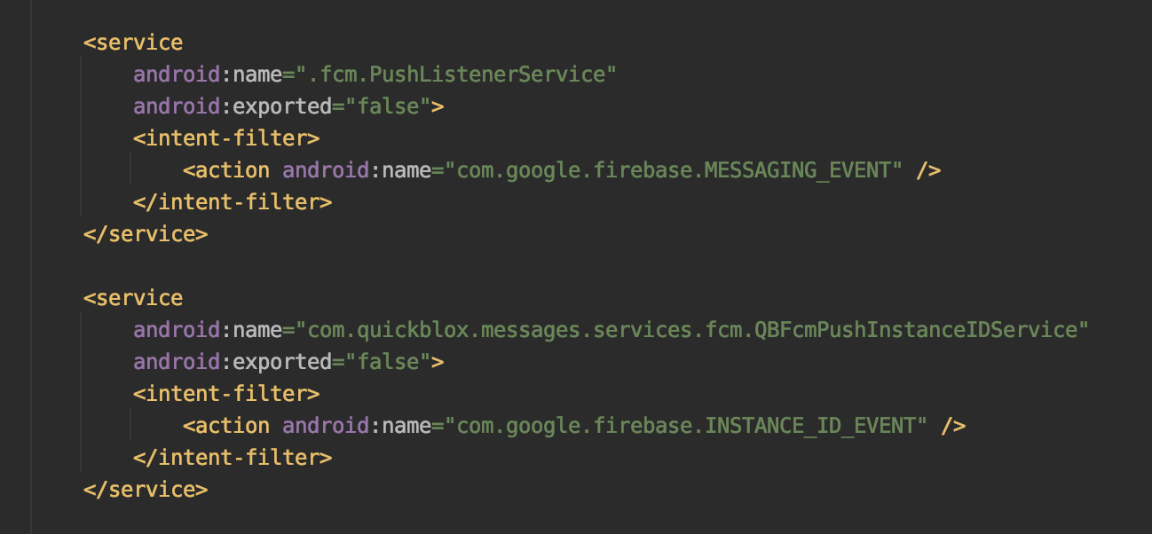 Manifest service